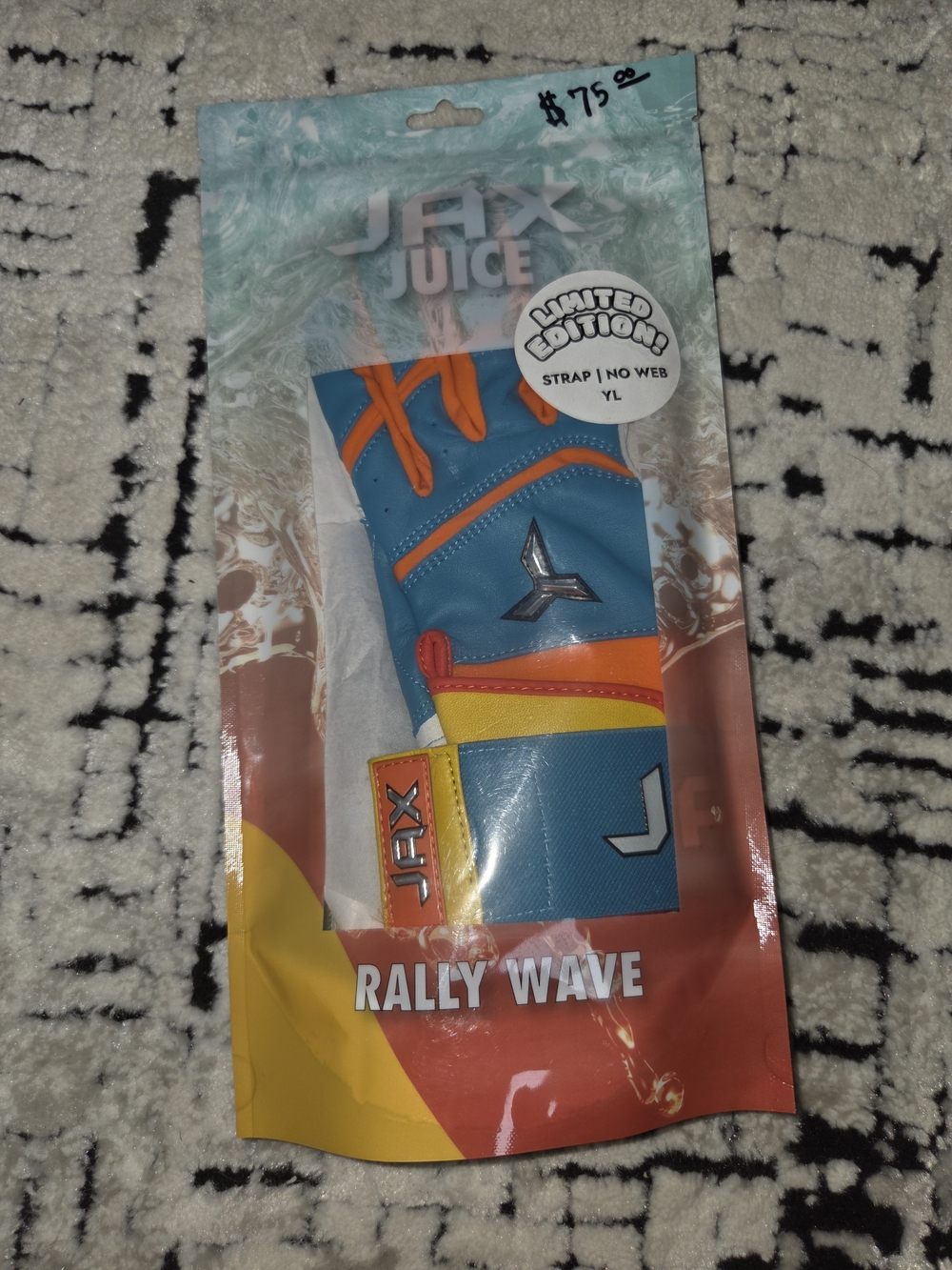 Jax Athletics Jax Juice Rally Wave Batting Gloves Youth Large